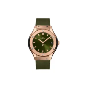 Hublot Replicas Classic Fusion King Gold Green 33MM 581 OX 8980 RX