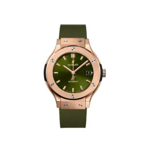 Hublot Replicas Classic Fusion King Gold Green 38MM 565 OX 8980 RX