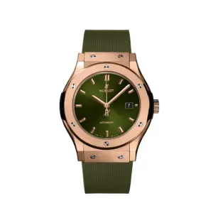 Hublot Replicas Classic Fusion King Gold Green 42MM 542 OX 8980 RX