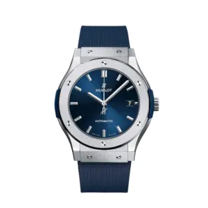 Hublot Replicas Classic Fusion Titanium Blue 45MM 511 NX 7170 RX