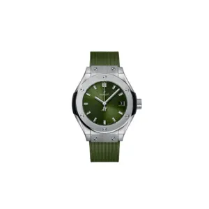 Hublot Replicas Classic Fusion Titanium Green 29MM 591 NX 8970 RX