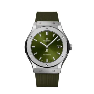 Hublot Replicas Classic Fusion Titanium Green 45MM 511 NX 8970 RX