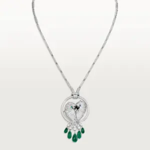 Les Oiseaux Liberes cartier replica necklace white Cartier HP300100