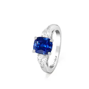 Motifs Petales solitaire 271 ctPlatinum van cleef fake diamond VCARPCM800