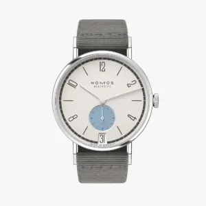 Nomos Glashuette Tangente 38 Date Schneesturm
