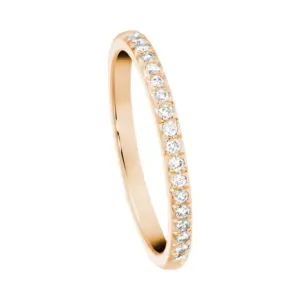 PIAGET Limelight fake wedding rings Rose Gold Diamond Wedding Ring G34L5F00