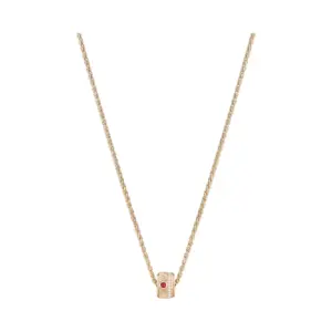 PIAGET Possession pendant Rose Gold Ruby fake diamond necklace G33PH900