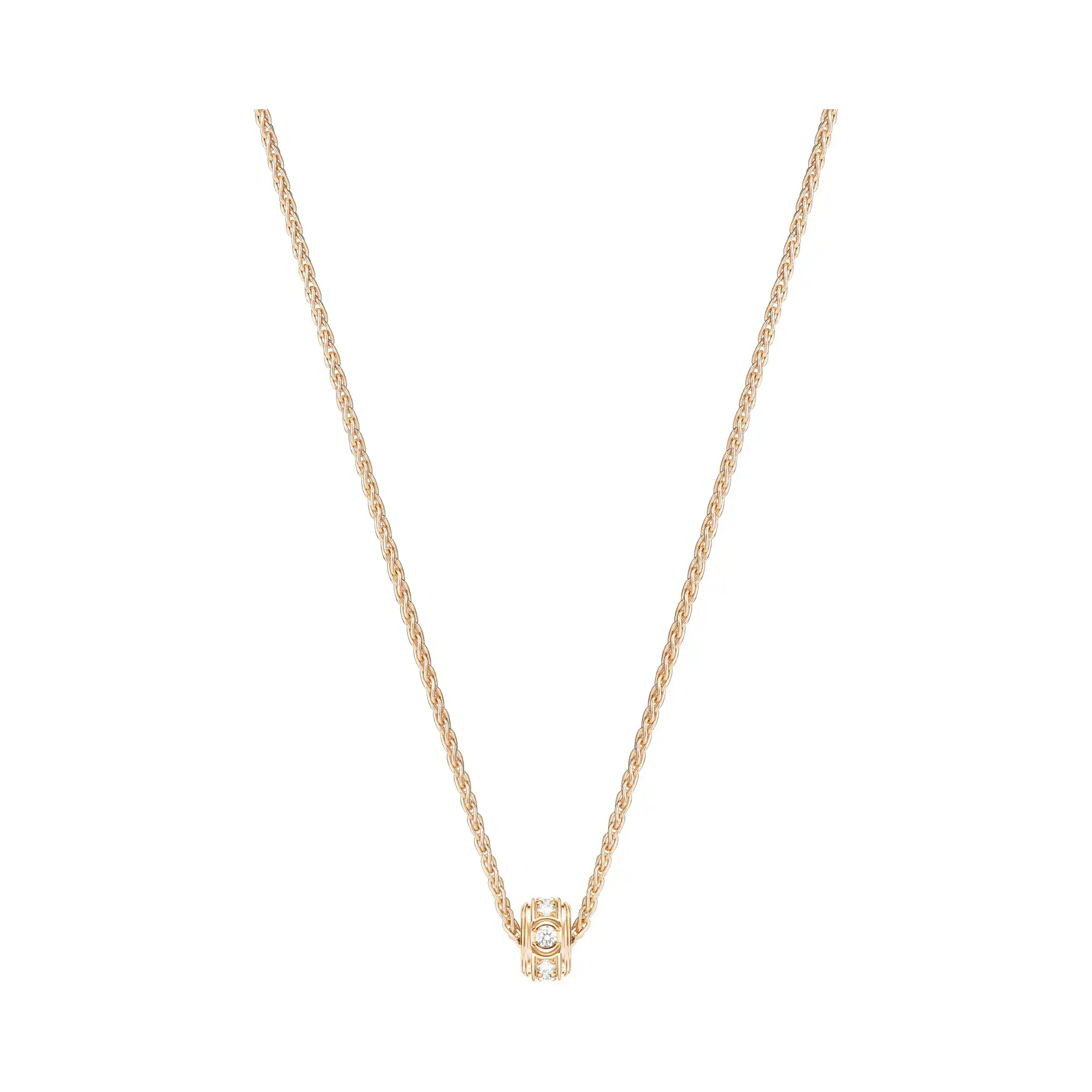 PIAGET Possession pendant Rose Gold fake diamond necklace G33PH200