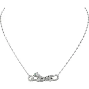 Panthere de Fake Cartier necklace 18K white gold Cartier N7424218