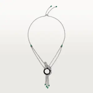 Panthere de Fake Cartier necklace white gold onyx Cartier H7000743