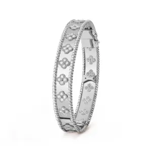 Perlee clovers van cleef arpels replica bracelet large model VCARO25M00