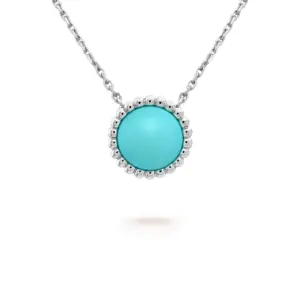 Perlee couleurs van cleef necklace replica pendant 18K white VCARP4DN00