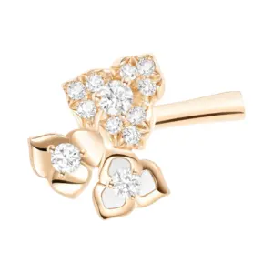 Piaget Rose ear clip Rose Gold Diamond replica earrings G38U0083