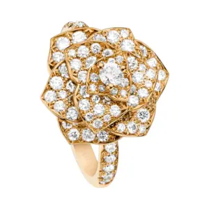 Piaget Rose fake diamond rings Rose gold G34UU700