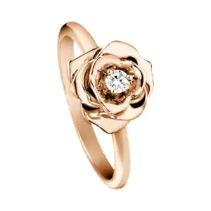 Piaget Rose fake diamond rings Rose goldfake diamond rings G34UR400