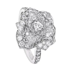 Piaget Rose fake diamond rings White gold G34UU900
