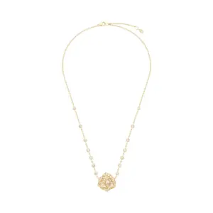 Piaget Rose necklace Rose goldfake diamond necklace G37UA500