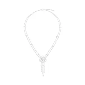 Piaget Rose necklace White Gold fake diamond necklace G37UB100