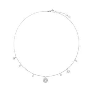 Piaget Rose necklace White Gold fake diamond necklace G37UB500