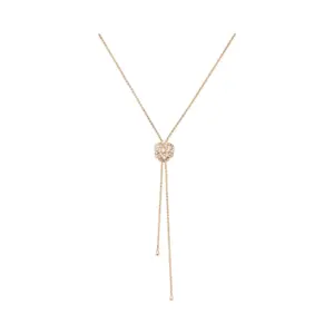 Piaget Rose pendant Rose Gold fake diamond necklace G33U0200