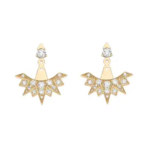 Piaget Sunlight earrings Rose Gold Diamond replica earrings G38R0900