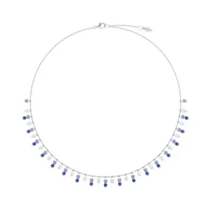 Piaget Sunlight necklace White Gold Sapphire fake diamond necklace G37R0900