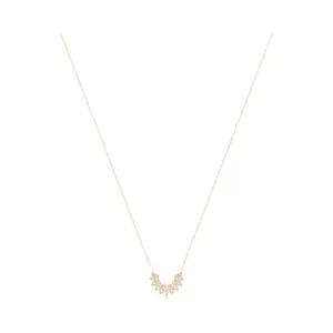 Piaget Sunlight pendant Rose Gold fake diamond necklace G33R0200