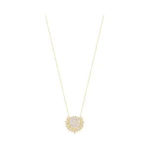 Piaget Sunlight pendant Rose Gold fake diamond necklace G33R1100