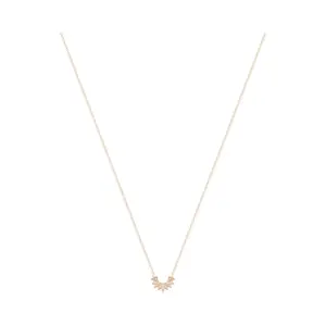 Piaget Sunlight pendant Rose Gold fake diamond necklace G33R3000