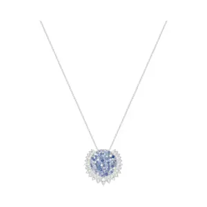 Piaget Sunlight pendant White Gold Sapphire fake diamond necklace G33R1500