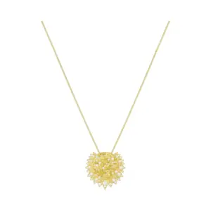 Piaget Sunlight pendant Yellow Gold Yellow Sapphire fake diamond necklace G33R1600