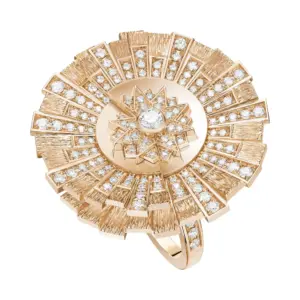 Piaget Sunlight ring Rose Gold fake diamond rings G34R1300