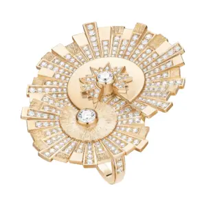 Piaget Sunlight ring Rose Gold fake diamond rings G34R1400