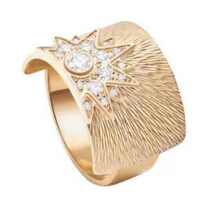 Piaget Sunlight ring Rose goldfake diamond rings G34R0600