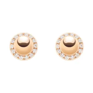 Possession earrings Rose Gold Diamond replica earrings G38P1A00