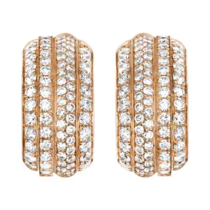 Possession earrings Rose Gold Diamond replica earrings G38PY700