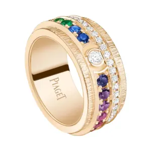 Possession ring Large modelRose Gold SemiPrecious Stone fake diamond rings G34P7O00