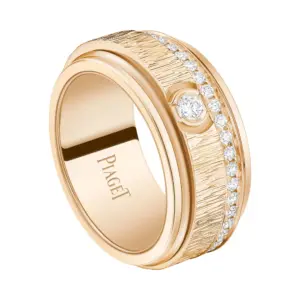 Possession ring Large modelRose Gold fake diamond rings G34P1O00