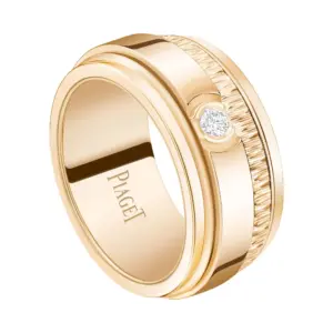 Possession ring Large modelRose Gold fake diamond rings G34P4O00