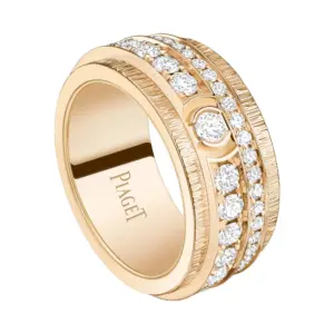 Possession ring Large modelRose Gold fake diamond rings G34P5O00