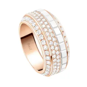 Possession ring Rose goldceramicfake diamond rings G34P1H00