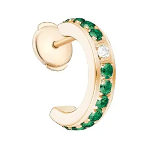 Possession single earring Rose Gold Emerald Diamond replica earrings G38P4A00
