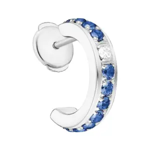 Possession single earring White Gold Sapphire Diamond replica earrings G38P2A00