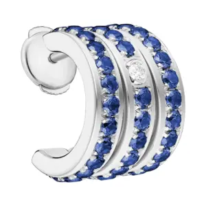 Possession single earring White Gold Sapphire Diamond replica earrings G38P2B00