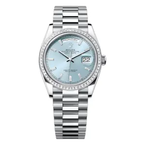 REPLICA ROLEX WATCH PLATINUM DAY DATE 36 128396LDD REPLICA ROLEX WATCH 128396LDD