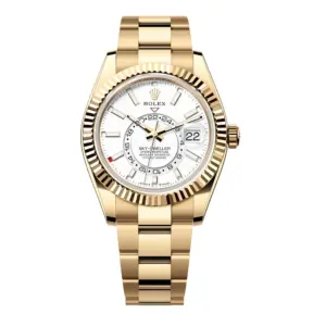 REPLICA ROLEX WATCHES FOR SALE SKY DWELLER YELLOW GOLD INTENSE WHITE M336938 0003 NOOB