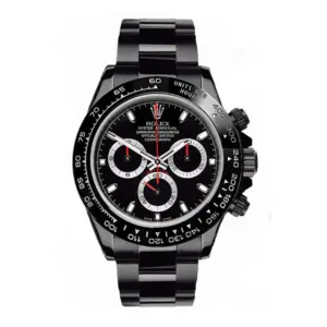 ROLEX REPLICA SUPER CLONE WATCHES CERAMIC DAYTONA 116520 DLC PVD 116520CDLC