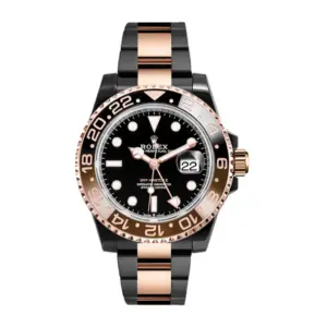 ROLEX REPLICA SUPER CLONE WATCHES GMT MASTER II EVEROSE 126711 DLC PVD 126711DLC