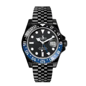 ROLEX REPLICA SUPER CLONE WATCHES GMT MASTER II JUBILEE 126710BLNR DLC PVD 126710JDLC