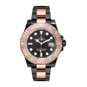 ROLEX REPLICA SUPER CLONE WATCHES YACHT MASTER EVEROSE 126621 DLC PVD 126621DLC